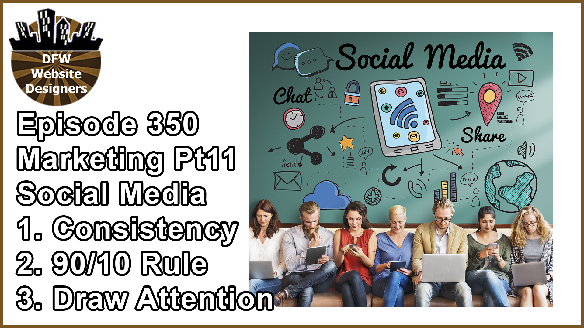 Group of People Discussing Social Media
