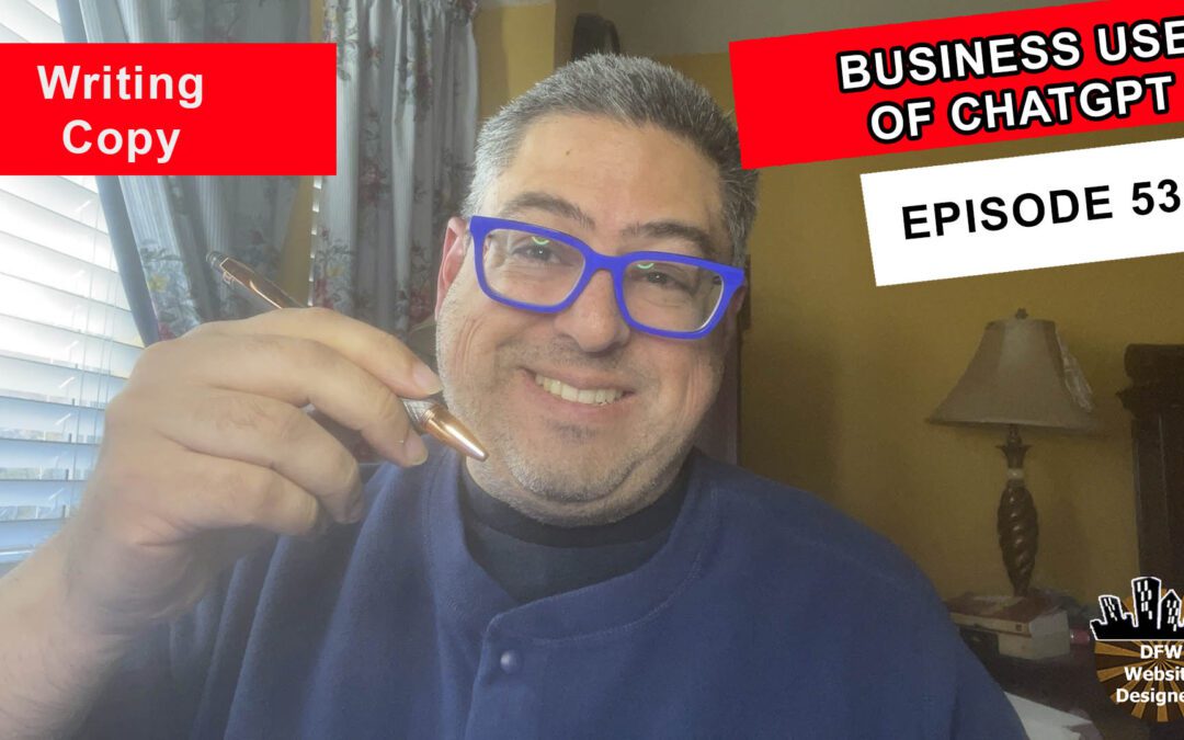 Episode 537 Business Use of ChatGPT Pt2 Writing:  Research, Product Descriptions, eMail