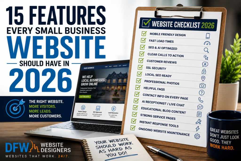 15 Features Every Small Business Website Should Have