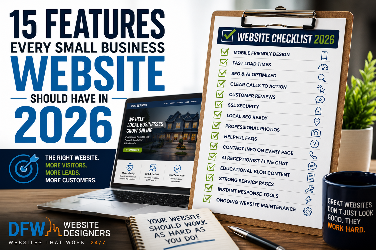 15 Features Every Small Business Website Should Have