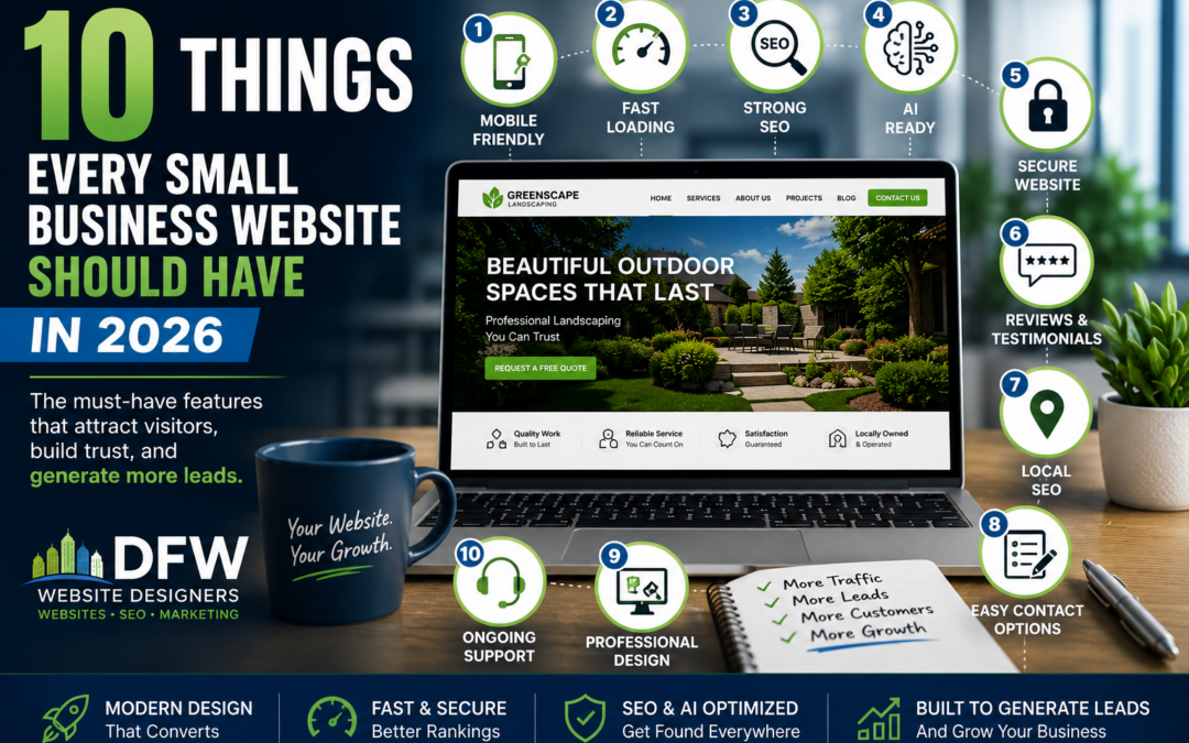 10 Things Every Small Business Website Should Have in 2026