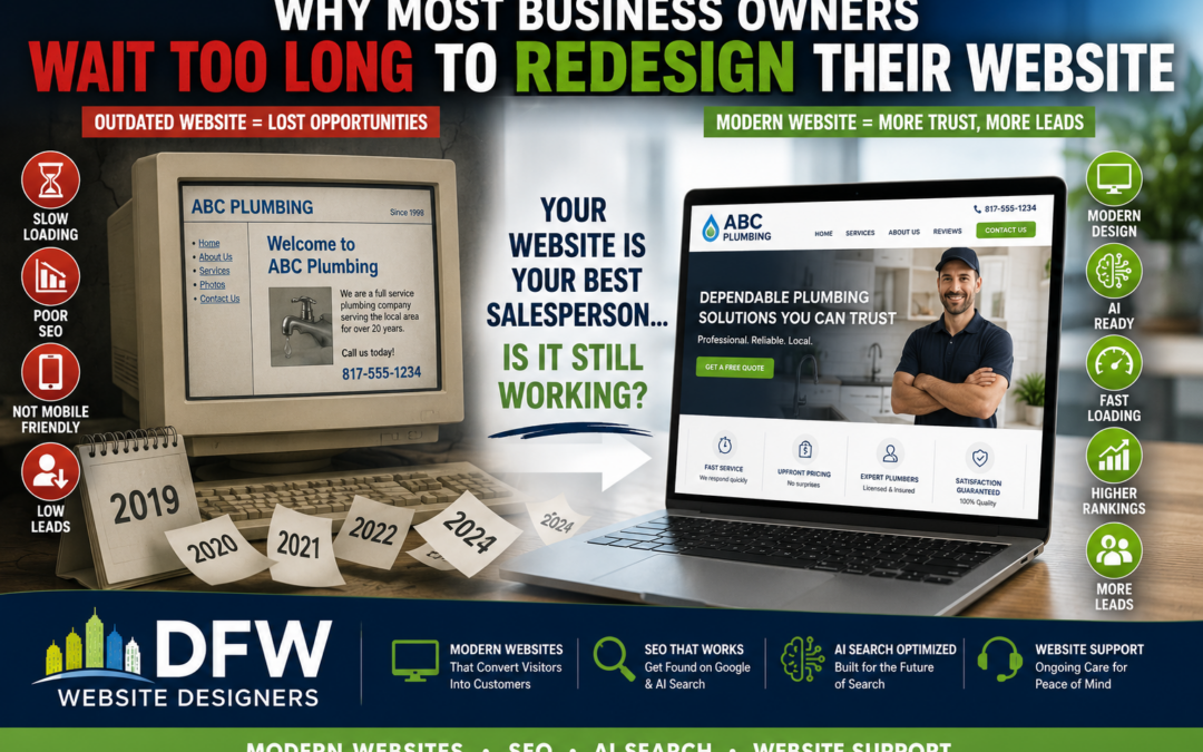 Why Most Business Owners Wait Too Long to Redesign Their Website