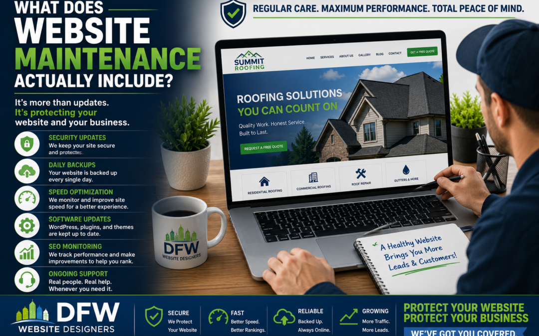 What Does Ongoing Website Maintenance Actually Include?