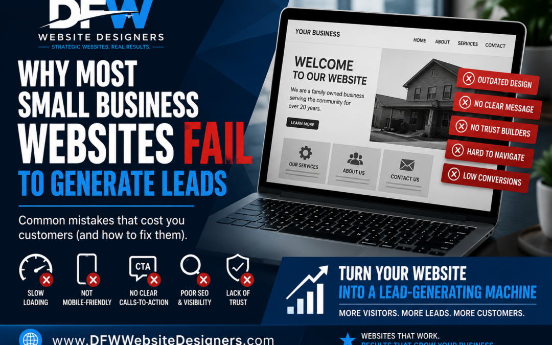 Why Most Small Business Websites Fail to Generate Leads