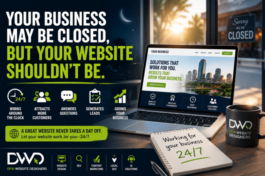 Your Business May Be Closed https://DFWWebsiteDesigners.com