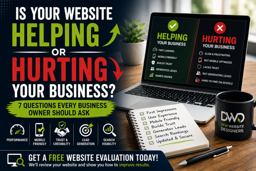 Helping or Hurting https://DFWWebsiteDesigners.com