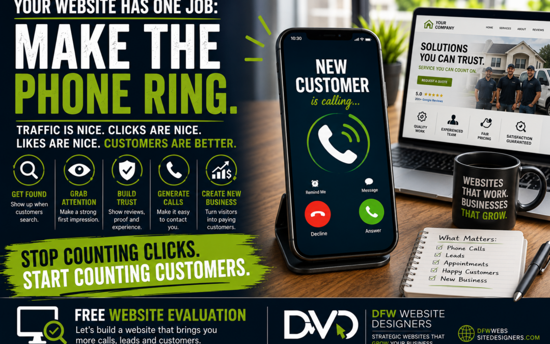 Your Website Has One Job: Make the Phone Ring