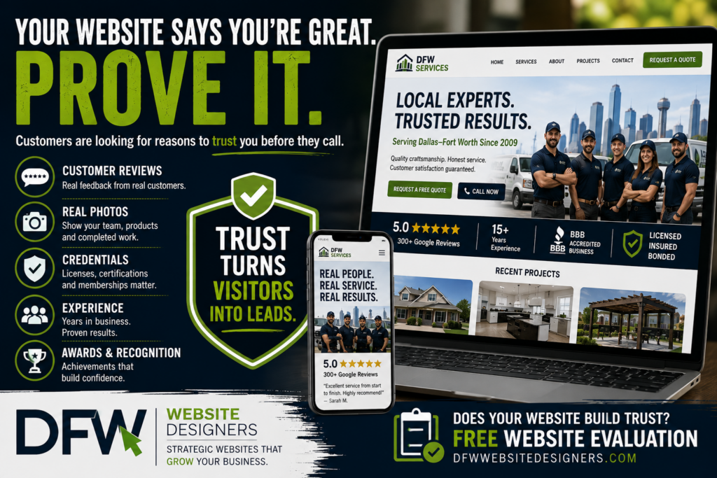 Website Says You're Great https://DFWWebsiteDesigners.com