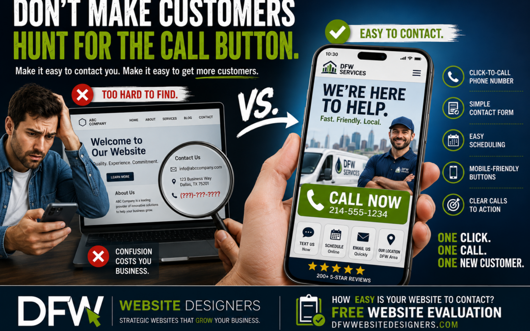 How Easy Is It for Customers to Contact You? Your Website May Be Losing Leads