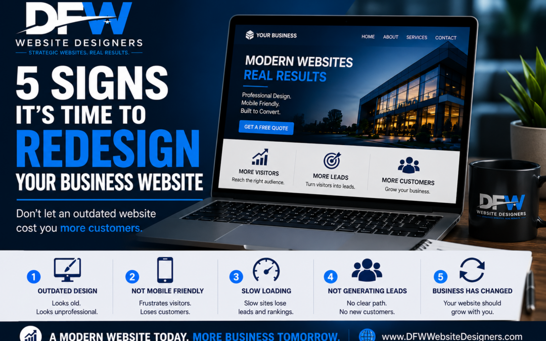 5 Signs It’s Time to Redesign Your Business Website