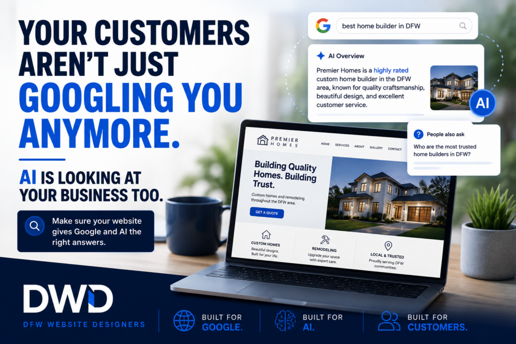 Ai Powered Visibility https://DFWWebsiteDesigners.com