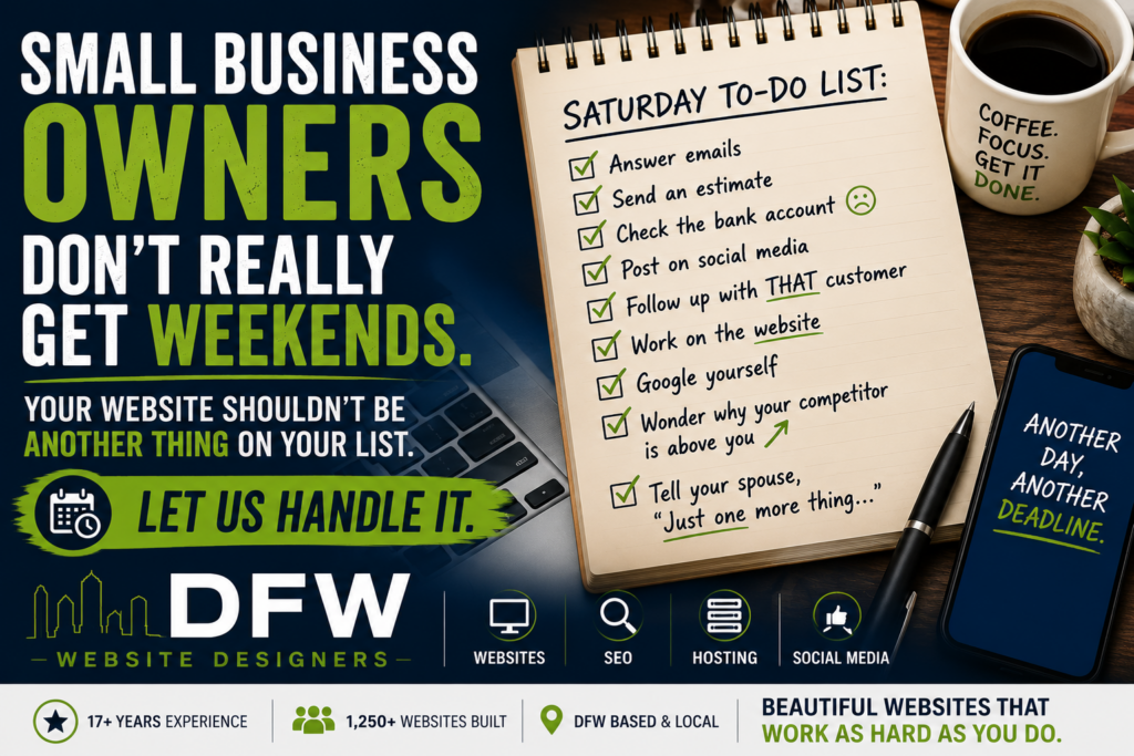 Small Business Owners https://DFWWebsiteDesigners.com