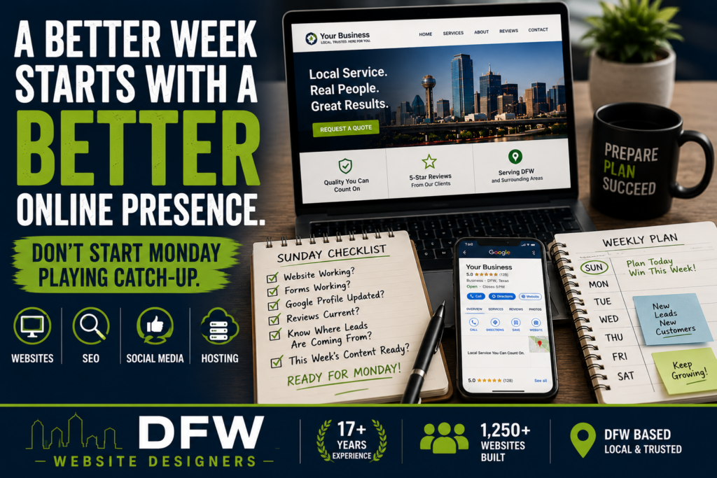 Better Online Presence https://DFWWebsiteDesigners.com