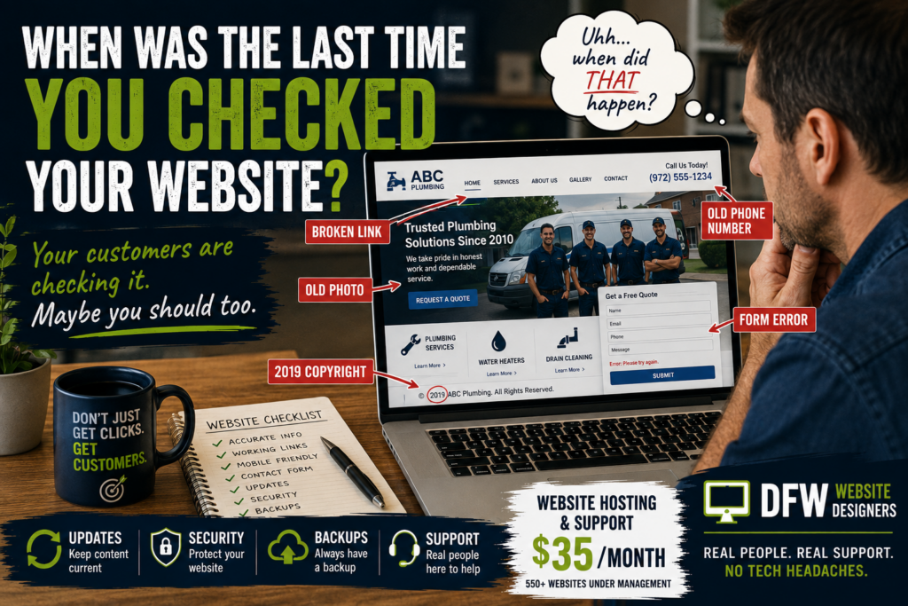 Let's Check Your Website https://DFWWebsiteDesigners.com