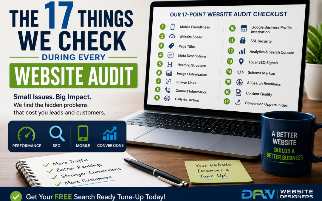  The 17 Things We Check During Every Website Audit