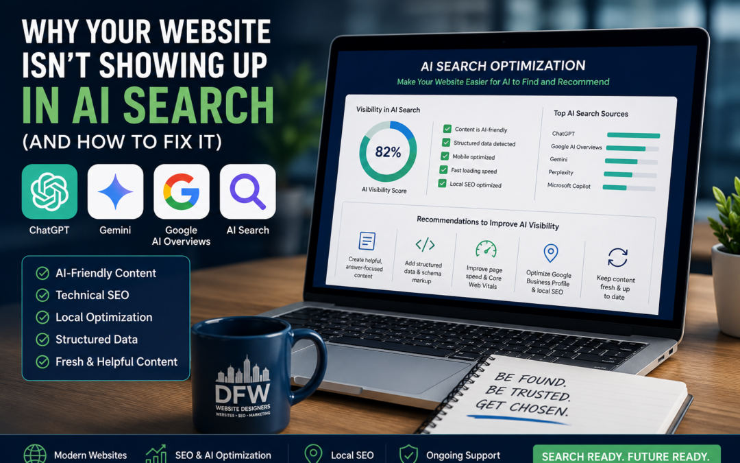 Why Your Website Isn’t Showing Up in AI Search
