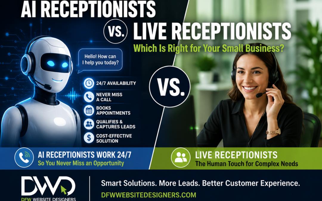 AI Receptionists vs. Live Receptionists: Which Is Right for Your Small Business?