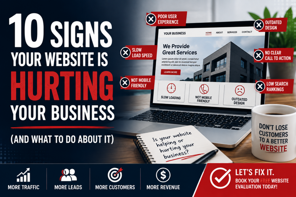 10 Signs Your Website is Hurting https://DFWWebsiteDesigners.com