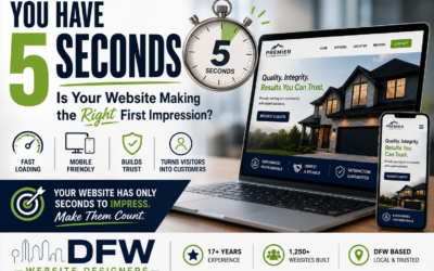 You Have 5 Seconds: Is Your Website Making the Right First Impression?