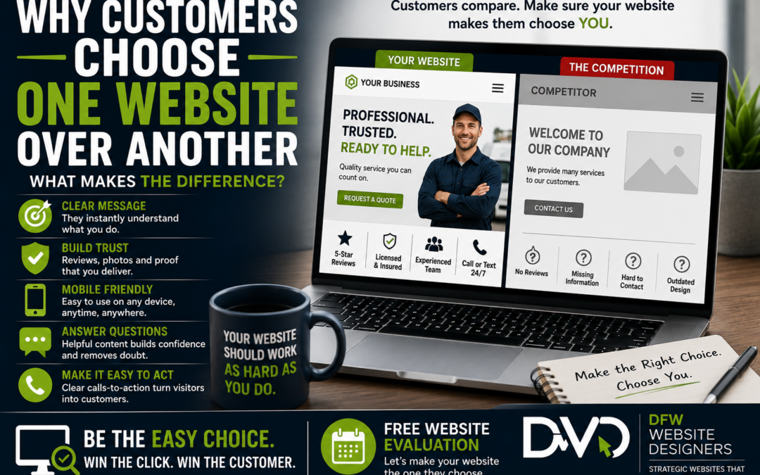 Why Customers Choose One Website Over Another