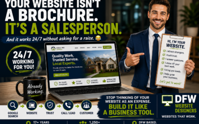Your Website Isn’t a Brochure. It’s a Salesperson That Works 24/7.