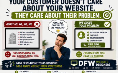Your Customer Doesn’t Care About Your Website. They Care About Their Problem.