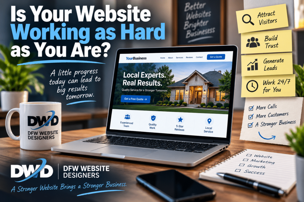 Is Your Website Working hard? https://DFWWebsiteDesigners.com