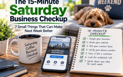 The 15-Minute Saturday Business Checkup: 7 Small Things That Can Make Next Week Better