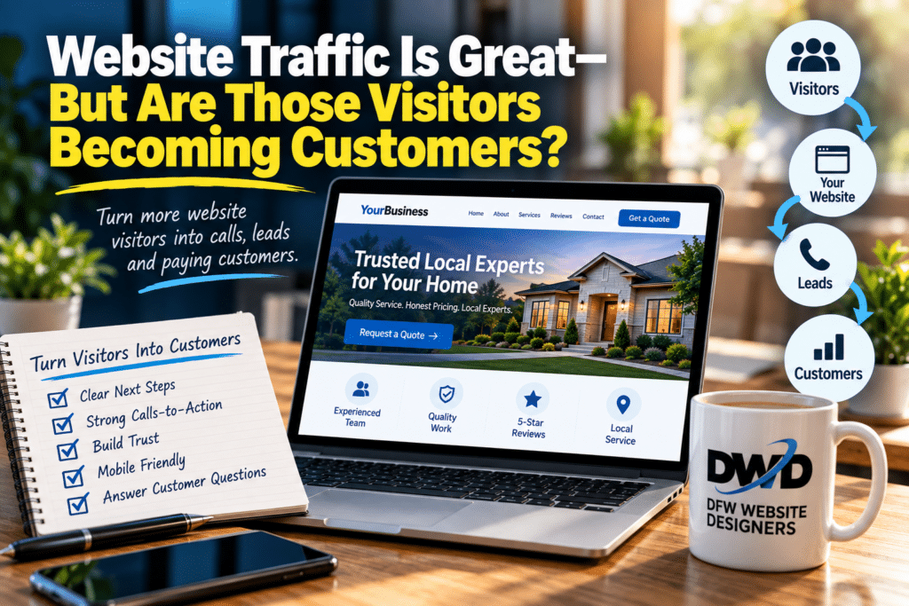 Website Traffic is Great https://DFWWebsiteDesigners.com