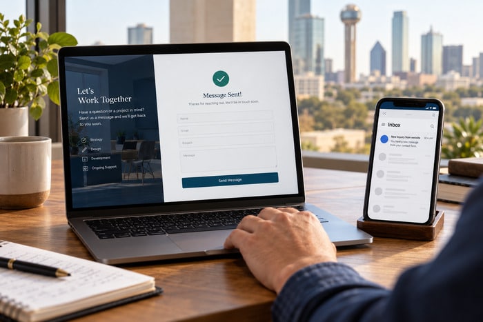 DFW Website Contact Form Test https://DFWWebsiteDesigners.com